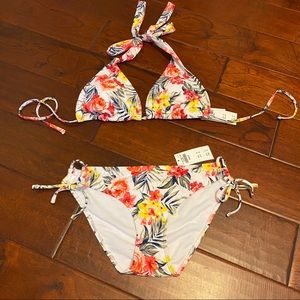 Abercrombie & Fitch Floral Bikini L M